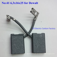 Electrical Power Tools Carbon Brush for Dewalt 6.3*16*25